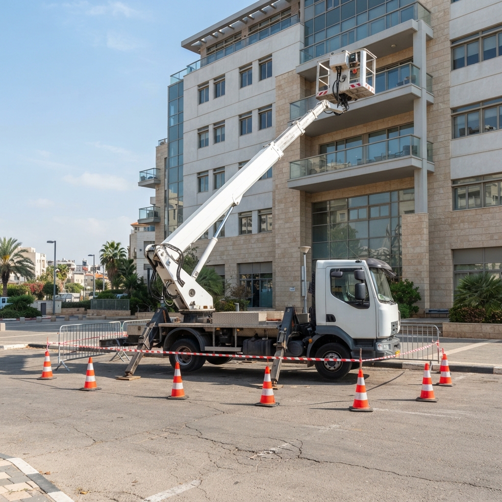 השכרת מנוף סל: המדריך המלא לתכנון עבודה בגובה